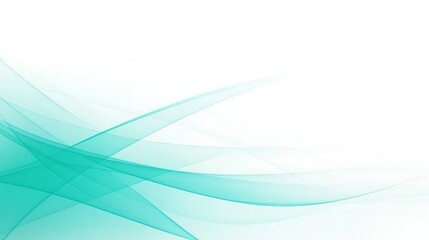 Obraz premium Flowing Minimalist Abstract Background in Light Blue and White 