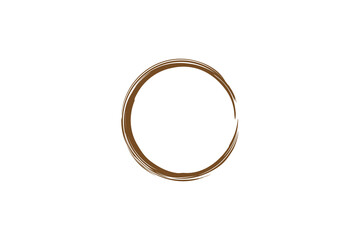 Close up of a tarnished antique brass ring with intricate detailing on a black background