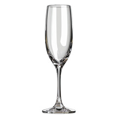 Elegant Empty Champagne Flute