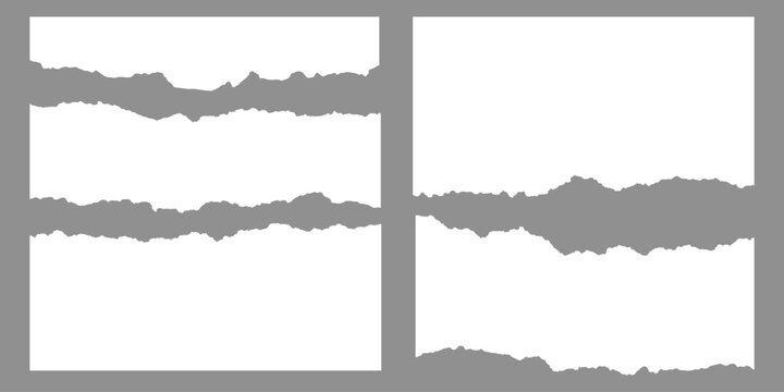 Realistic paper rips texture background