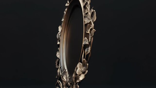 Floral Frame with Ornament.