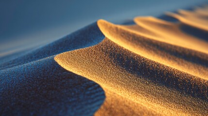 Desert sand dune patterns