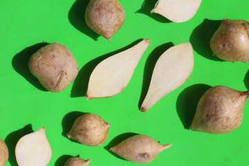 Mexican turnip or jicama or yam bean