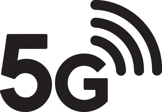 5g logo representing the fifth generation of wireless technology