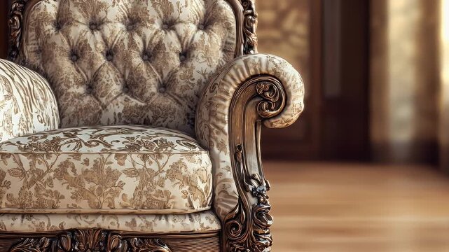 Luxury Armchair Detail.