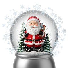 santa claus with gifts