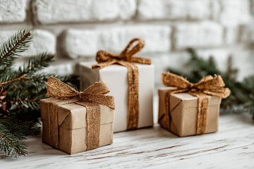 christmas tree with gifts