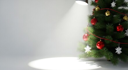 Create a stunning holiday display with this modern Christmas tree backdrop, perfect for cheerful festive designs and seasonal promotions