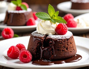 Chocolate lava cake