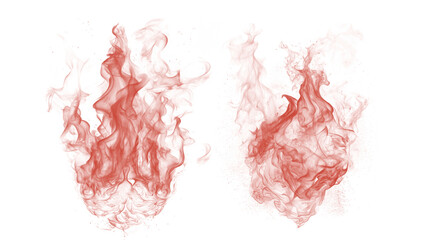 Vibrant abstract red ink splashes and fluid forms in motion, chaotic energy, liquid paint splatters creating dynamic textures and organic shapes on black background