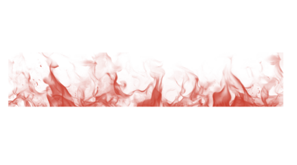 Fiery red abstract digital art with organic flowing shapes and textured grunge elements, intense vibrant color splash