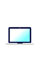 A laptop icon, no background 
