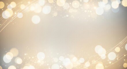Elegant golden bokeh background creates a dreamy mood, perfect for festive celebrations or adding warmth to designs
