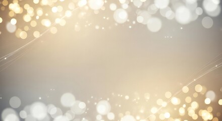 Elegant golden bokeh background for celebrations and holiday designs with sparkling lights and festive atmosphere