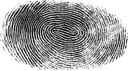 fingerprint patterns in a close-up shot, fingerprint vector illustration