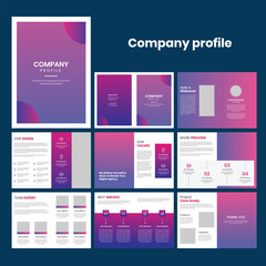 16 Page Company Profile Design