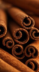 Warm cinnamon sticks evoke cozy autumn vibes, perfect for baking recipes, holiday spice mixes, or adding festive flavor to your designs
