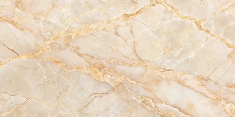 High-resolution image showcasing a luxurious beige marble texture with intricate gold veining, ideal for design projects requiring elegant and sophisticated backgrounds.