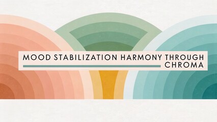 Chroma Colors in Curved Patterns for Mood Stabilization and Emotional Harmony in Contemporary Interior Design