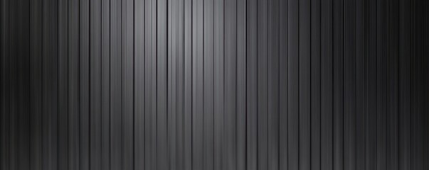 Dark vertical lines pattern with gradient shading and subtle reflections creating an abstract metallic texture