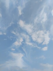 blue sky with clouds