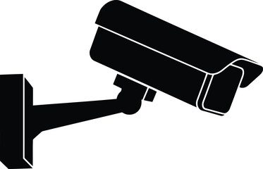 Modern security camera surveillance system outdoor monitoring device vector