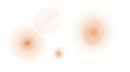 Abstract orange circles and ring patterns with vibrant yellow background and black areas, digital art illustration.