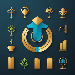 vector illustration of an arrow