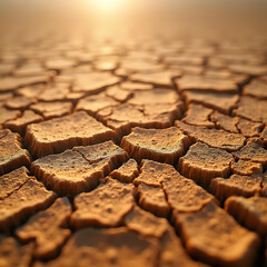 Cracked Desert Earth Texture