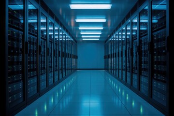 Server room illustration