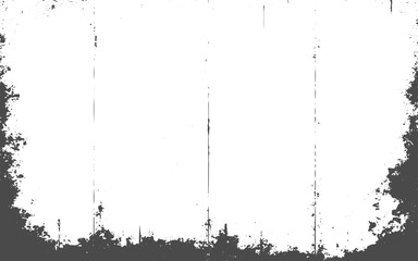 Dust particle and dust grain texture or dirt overlay use effect for frame with space for your text or image.vector grunge black frame with white background for your text