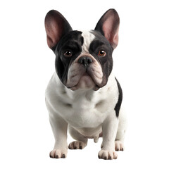 Cute Black and White French Bulldog Puppy