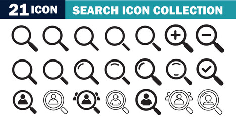 Digital Marketing and User Research Icons