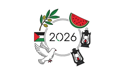 Peace and Hope 2026 Illustration