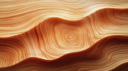 Close-up of smooth layered sandstone rock formations with warm orange and brown tones creating flowing natural patterns