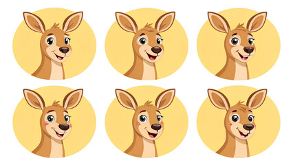 Fototapeta premium illustration of a kangaroo-shaped icon