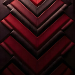 Top-Down Macro of Metallic Chevron Textile Pattern