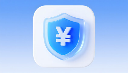 Obraz premium 3D Technology Shield icon Cybersecurity Data protection Business context