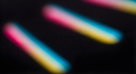 Abstract Light Leaks Motion Blur CMYK Colors Background