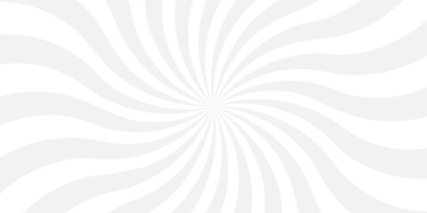 Retro abstract explosion white and gray vintage ray sunrise star sunbeam texture background. vector illustration circle light banner cartoon add design.	