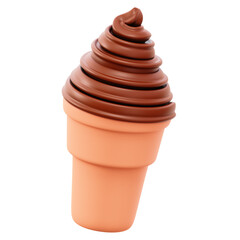 ice cream 3d illustration