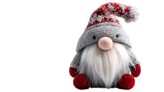 santa claus figure isolated on white
