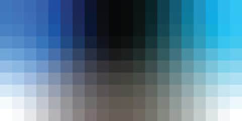 Cool Blue Teal Black Gray Gradient Pixel Background
