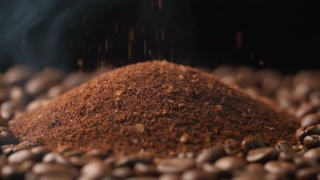A second macro pass of chaff behavior across a bean wave&mdash;alternate lighting and angle provide complementary B-roll for documentaries and training assets