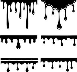 vector illustration of a drop of oil