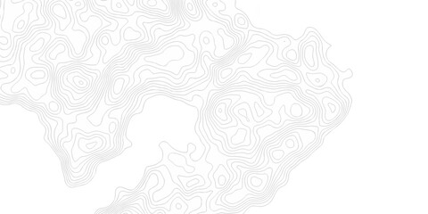 Fototapeta premium Abstract minimal The pattern discovery vector topo map creative discovery White wave grid stripe line map topography. vector geographic contour mounted map background. 