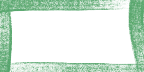 frame of green grass border for text name education student kids