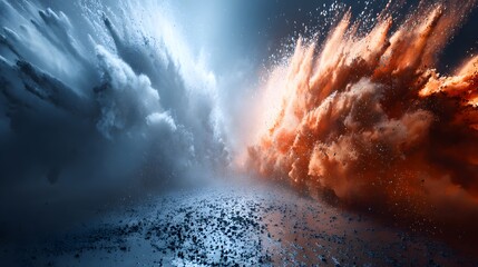 Energy Burst Advertisement Background