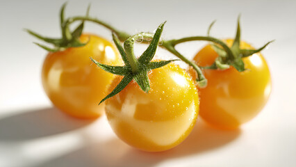 Bright Yellow Cherry Tomatoes