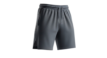 Modern athletic shorts design for active lifestyle and fitness training apparel mockup